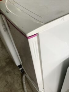 倉敷市で冷蔵庫の回収から処分までさせて頂きました。