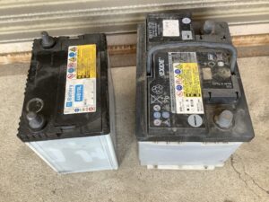岡山市北区でバッテリーの引き取りから処分までさせて頂きました。