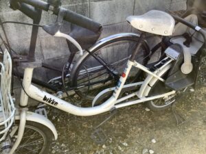 小田郡矢掛町で処分した自転車