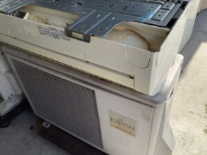 都窪郡早島町でエアコンの取り外しから処分までさせて頂きました。