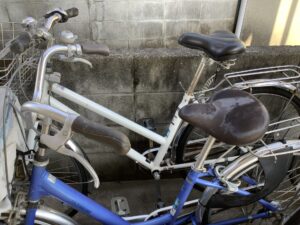 高梁市成羽町で引き取りから処分までした自転車