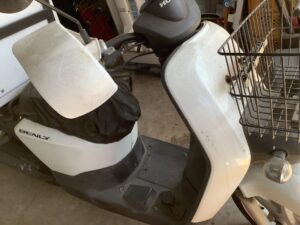 岡山市北区でバイクの引き取りから処分までさせて頂きました。