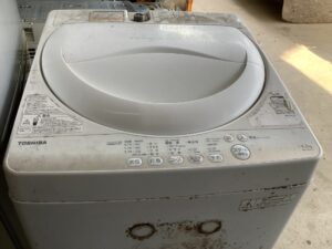 浅口市金光町で処分した洗濯機