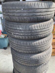 高梁市でタイヤの引き取りから処分までさせて頂きました。