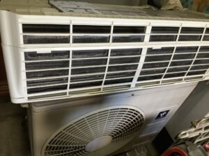 岡山市中区で取り外し処分したエアコン
