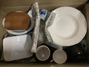 小田郡矢掛町で引き取り回収から処分までした食器