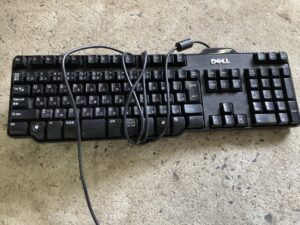 笠岡市三番町で処分したパソコンキーボード