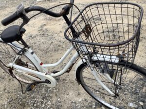 久米郡久米南町で回収から処分までした自転車