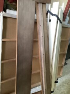 井原市七日市町で分解して回収処分したベッド