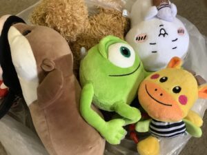 久米郡久米南町で引き取り回収から処分までした不用品のぬいぐるみ