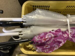 倉敷市児島で引き取り回収から処分までした不用品の傘