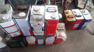 都窪郡早島町で引き取り回収から処分までした不用品の空き缶