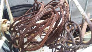 都窪郡早島町で引き取り回収から処分までした不用品の鉄屑