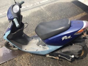 加賀郡吉備中央町で引き取り回収から処分までしたバイク