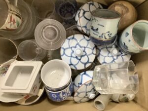 岡山市北区で引き取り回収から処分までした食器