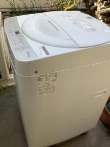 新見市唐松で引き取り回収から処分までした洗濯機