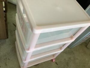 浅口市寄島町で引き取り回収から処分までした不用品の収納ケース