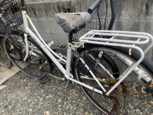 真庭市勝山で引き取り回収から処分までした自転車