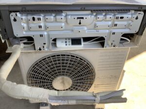 美作市粟井で取り外し回収から処分までしたエアコン