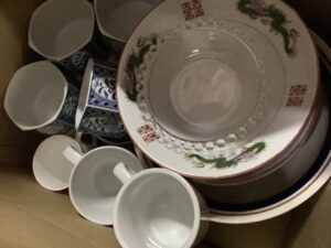 井原市美星町で引き取り回収から処分までした食器