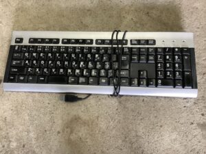 勝田郡勝央町で引き取り回収から処分までしたパソコンキーボード