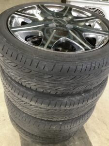 小田郡矢掛町で引き取り回収から処分までしたアルミタイヤ