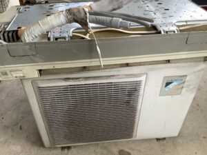 苫田郡鏡野町で取り外しから処分までしたエアコン