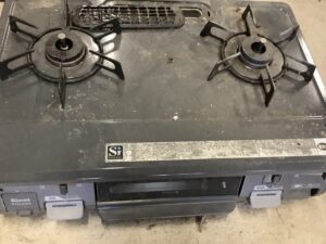 苫田郡鏡野町で引き取り回収から処分までした不用品のガスコンロ