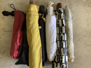 浅口市寄島町で引き取り回収から処分までした不用品の傘