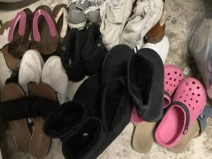 瀬戸内市邑久町で引き取り回収から処分までした不用品の靴