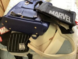 瀬戸内市邑久町で引き取り回収から処分までした不用品のバッグ類