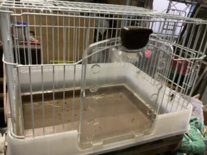 久米郡美咲町で引き取り回収から処分までした不用品のペットゲージ