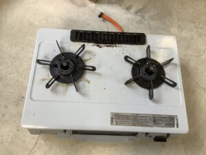 和気郡和気町で引き取り回収から処分までした不用品のガスコンロ