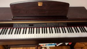 浅口市鴨方町で引き取り回収から処分までした電子ピアノ