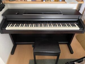 美作市中尾で引き取り回収から処分までした電子ピアノ