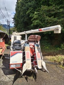 英田郡西粟倉村で引き取り回収から処分までした農機具