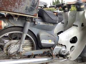 浅口郡里庄町で引き取り回収から処分までしたバイク