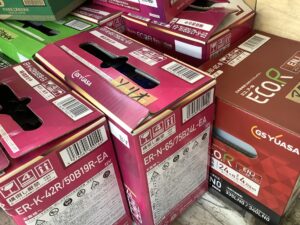 岡山市南区で引き取り回収から処分までしたバッテリー