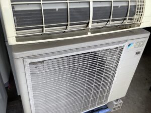 岡山市中区で取り外し回収から処分までしたエアコン