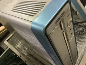 新見市でパソコンの回収から処分までさせて頂きました。