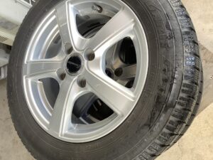 早島町でタイヤの引き取りから処分までさせて頂きました。