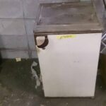 新見市草間で回収した冷蔵庫