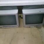 新見市新郷町で回収したテレビ