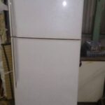 新見市坂本で回収した冷蔵庫