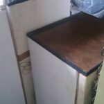 新見市菅生で回収した冷蔵庫