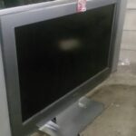 新見市坂本で回収したテレビ