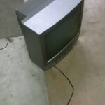 新見市高尾で回収したテレビ