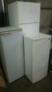 新見市上市で回収した冷蔵庫