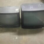 新見市千屋井原で回収したテレビ