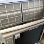 新見市千屋実で回収したエアコン